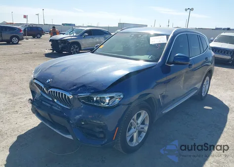 2020 BMW X3 Sdrive30I z USA, uszkodzony, nr VIN 5UXTY3C06L9B70450